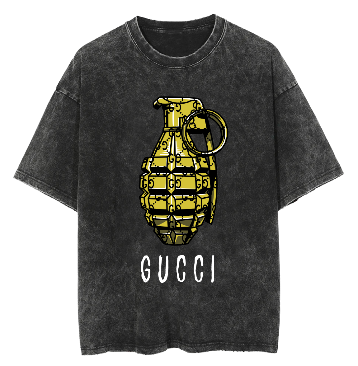 G-GRENADE VINTAGE BLACK TEE