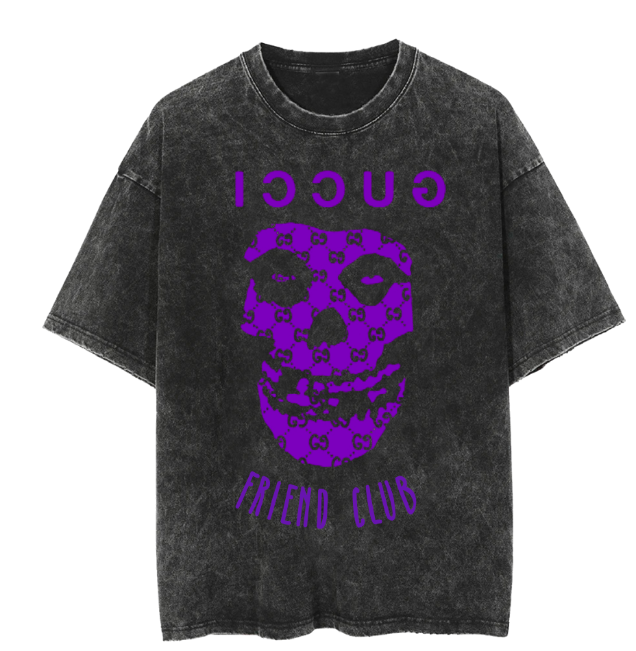 LEAN ON ME VINTAGE BLACK TEE