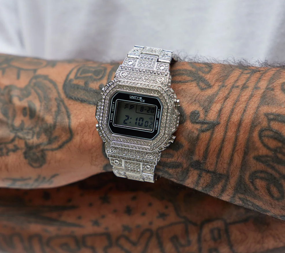 ICED OUT DIGITAL WATCH - SILVER – ShopWorldTour.com display picture 3
