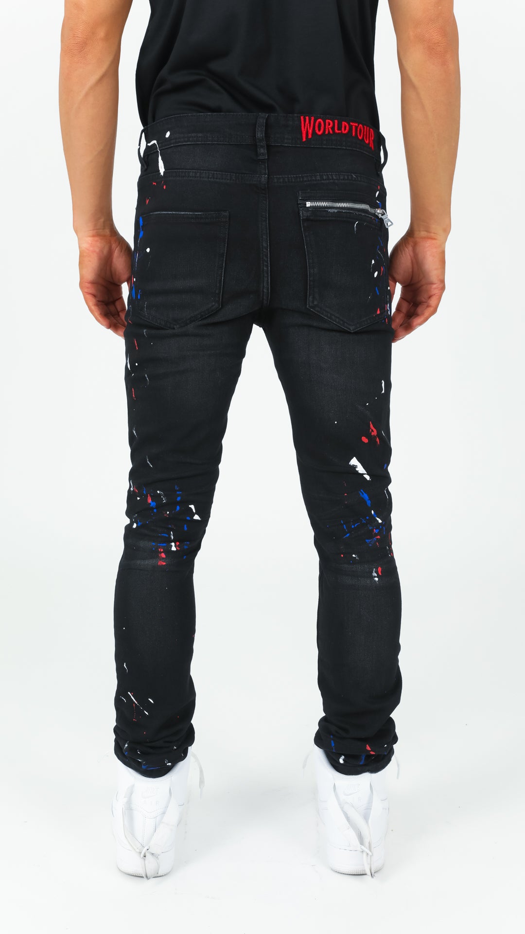 Manchester Paint Splatter Denim Pant