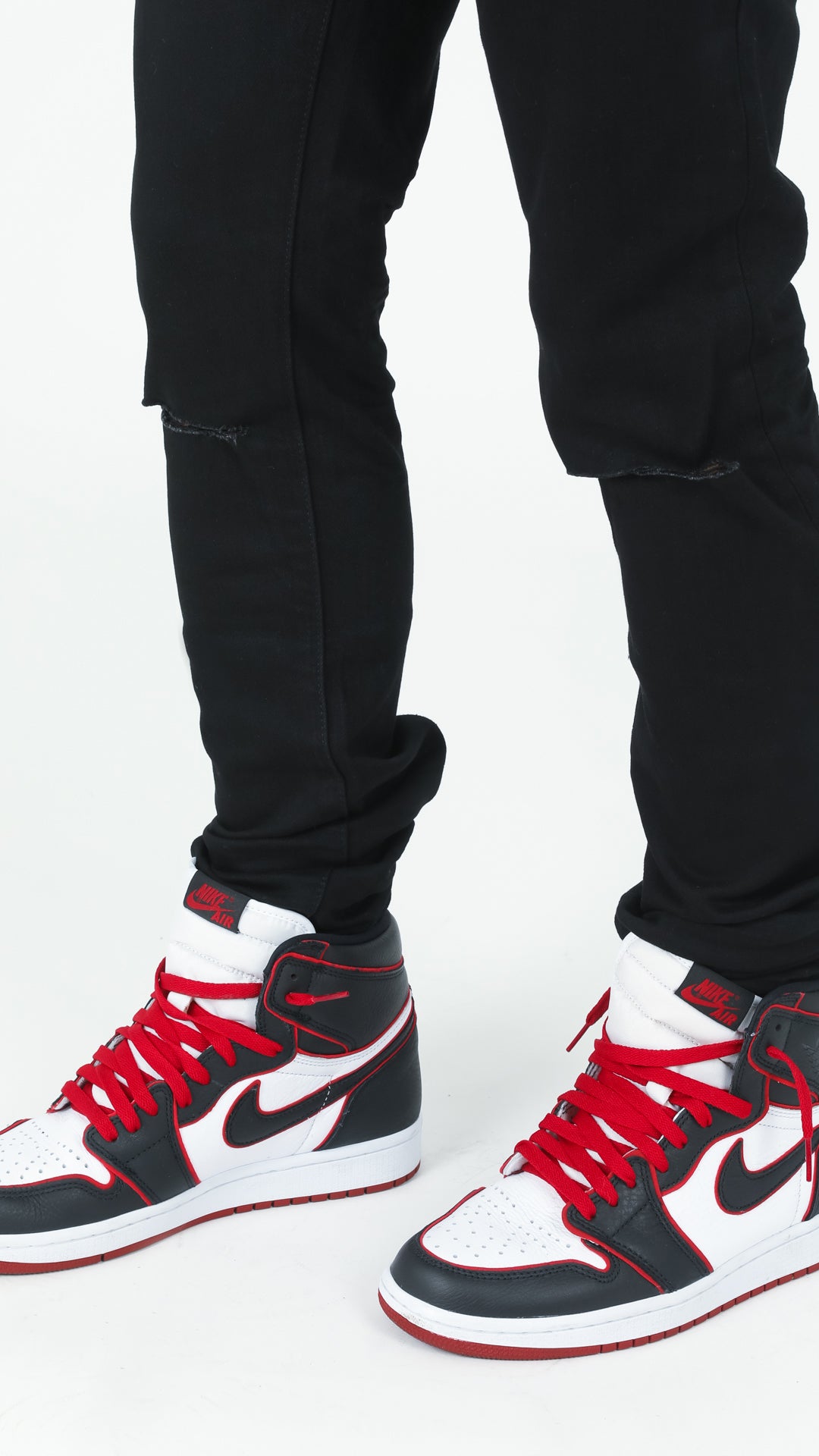 Midnight Denim Pant With Removable Bandana Wallet Chain