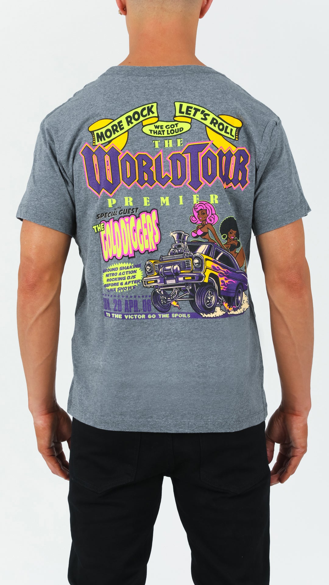 Grey Gold Digger Tee