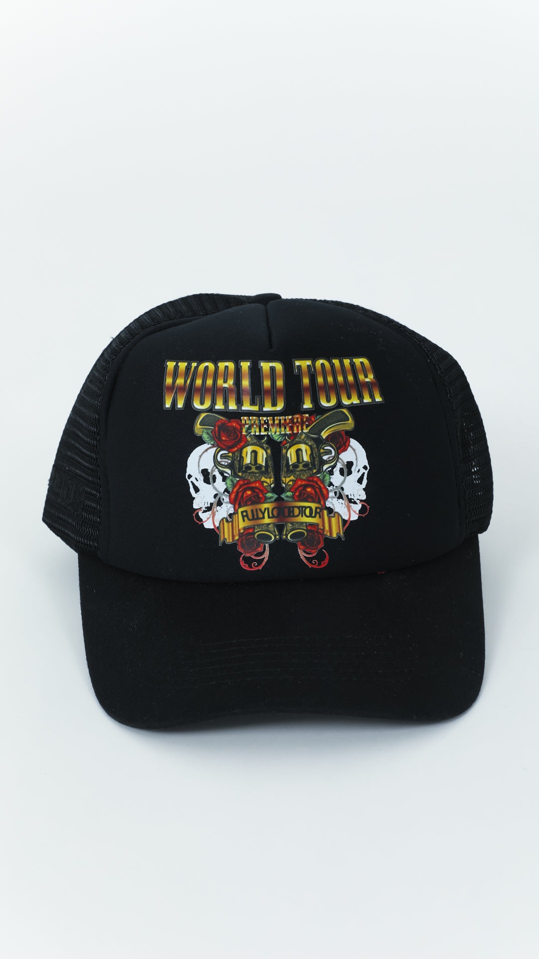 Black Fully Loaded Trucker Hat