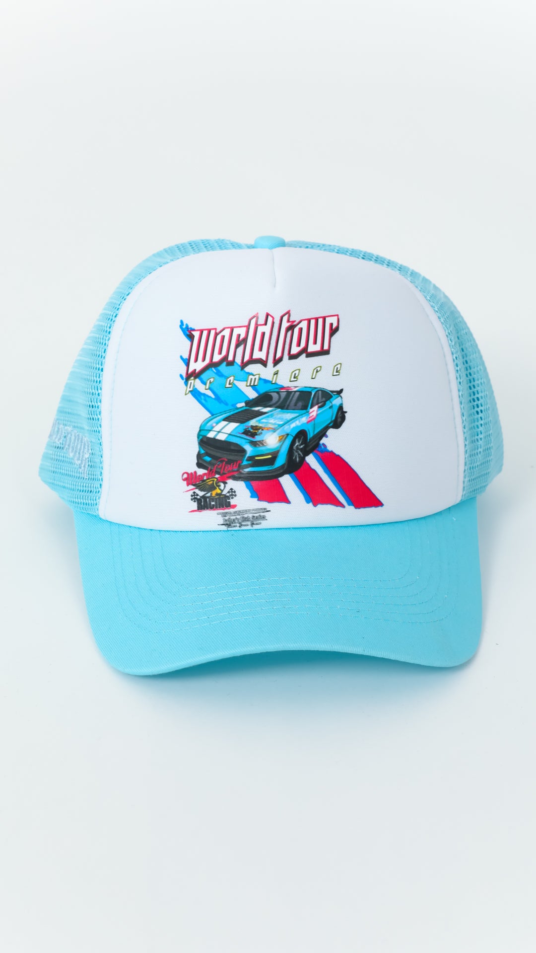 Light Blue WT Racing Trucker Hat