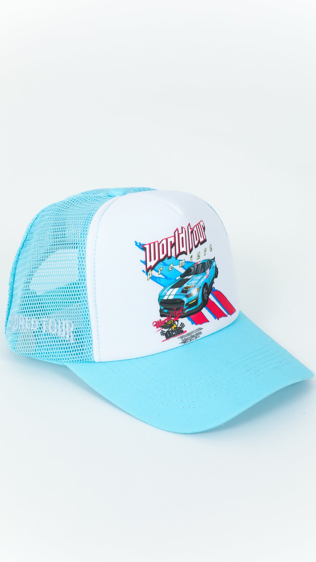 Light Blue WT Racing Trucker Hat