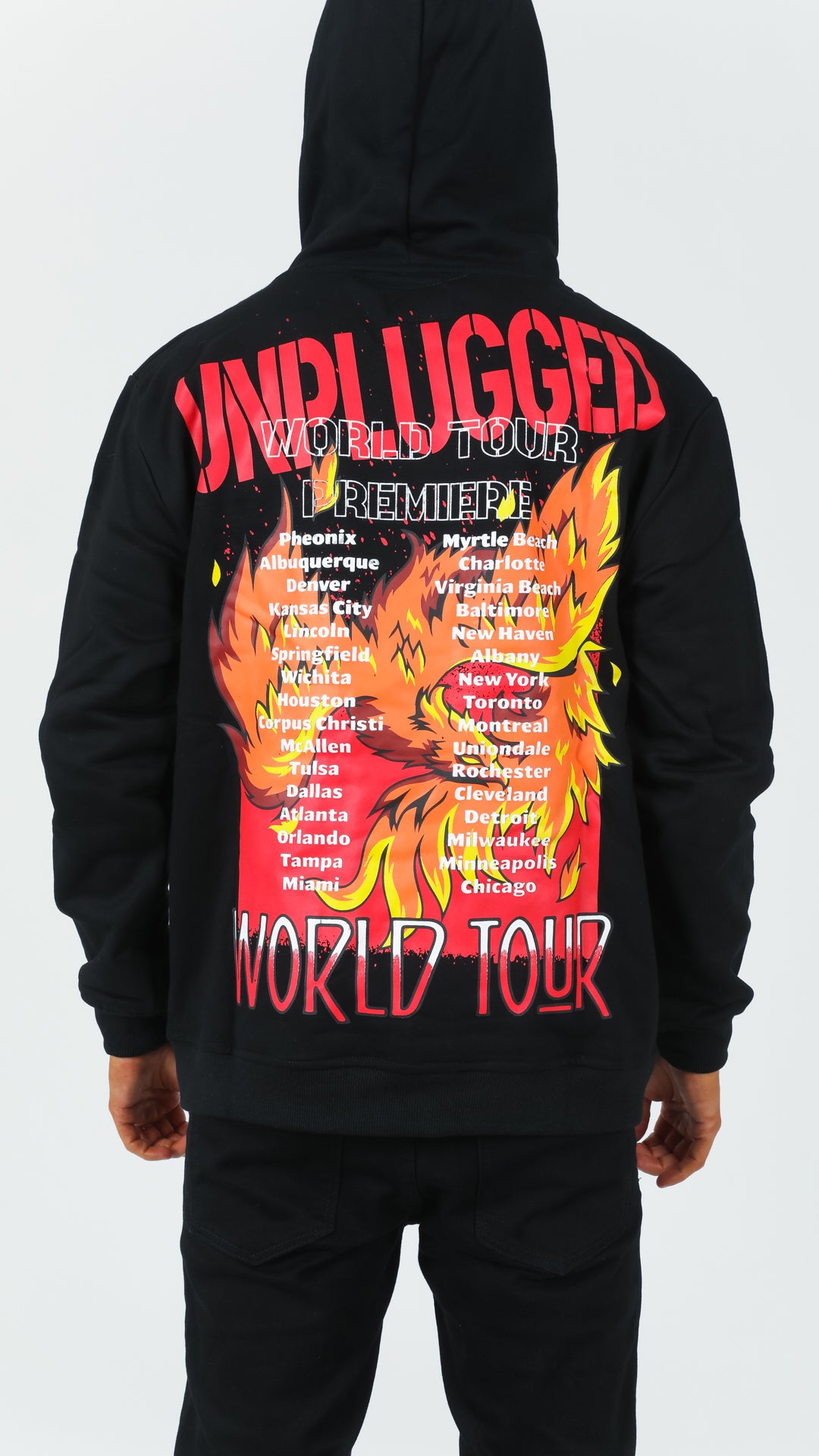 Black Unplugged Hoodie