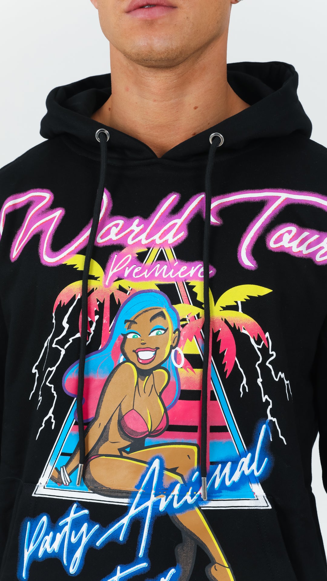 Black Party Animal Hoodie