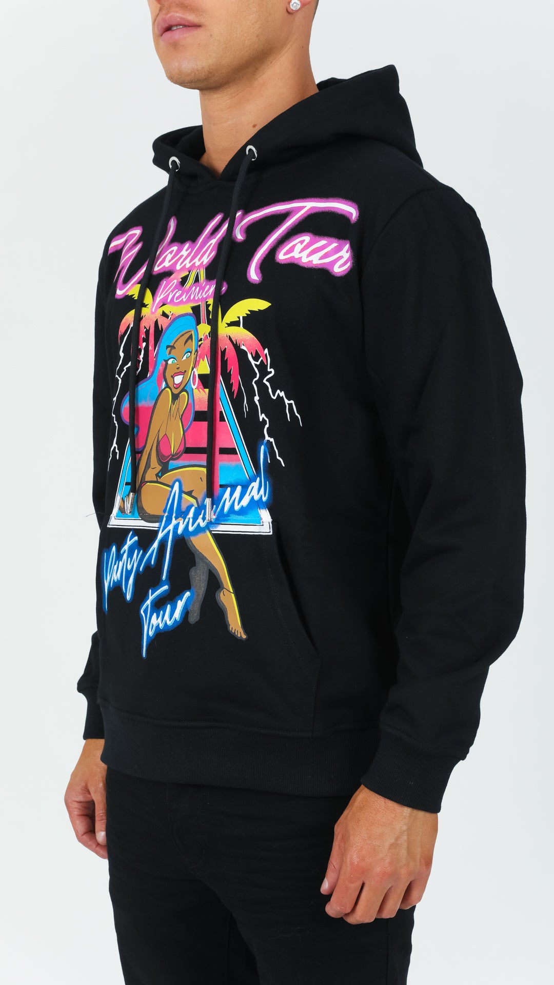 Black Party Animal Hoodie