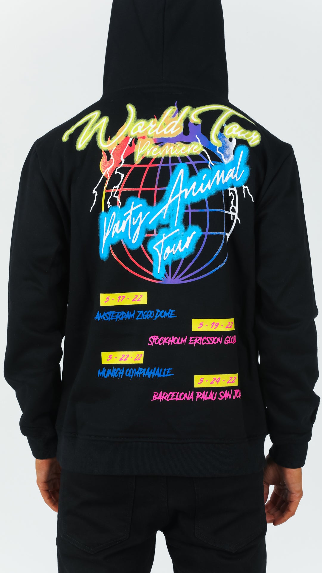 Black Party Animal Hoodie