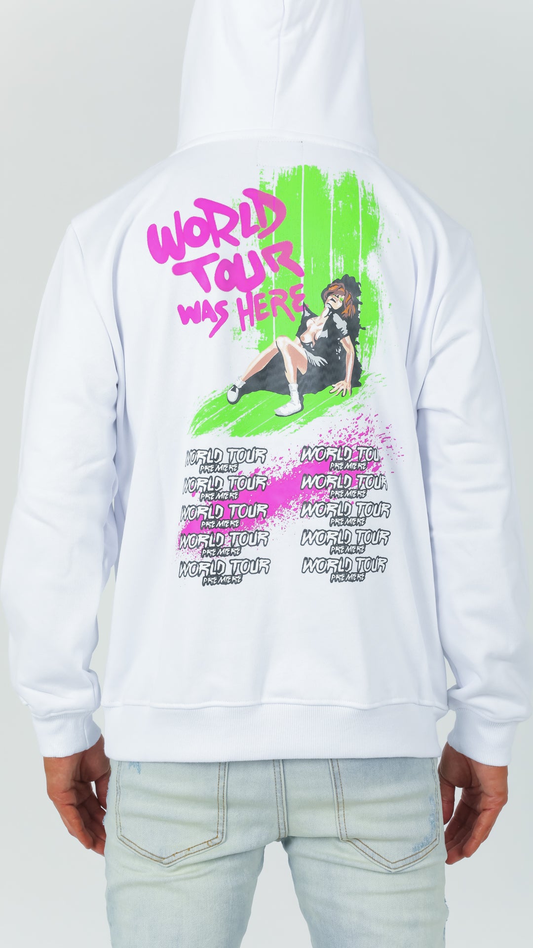 White World Tour Was Here Hoodie