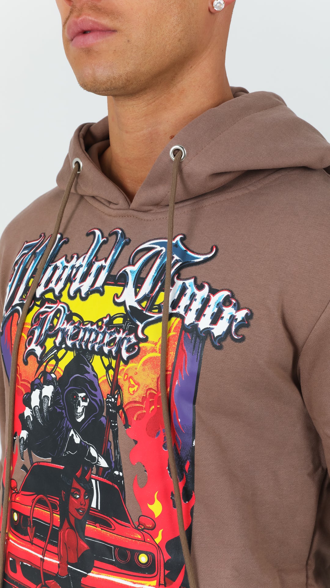 Brown Hell On Eart Hoodie