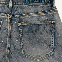 CRYSTAL AND STITCH EMBELLISHED