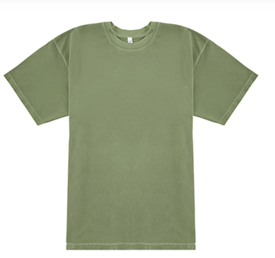 OLIVE OVERSIZED SHORT SLEEVE TEE