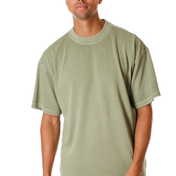 OLIVE OVERSIZED SHORT SLEEVE TEE