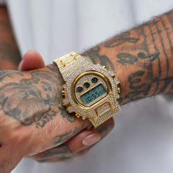 WT ICED OUT WATCH - GOLD