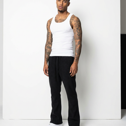 REVERSE FRENCH TERRY WIDE LEG PANT