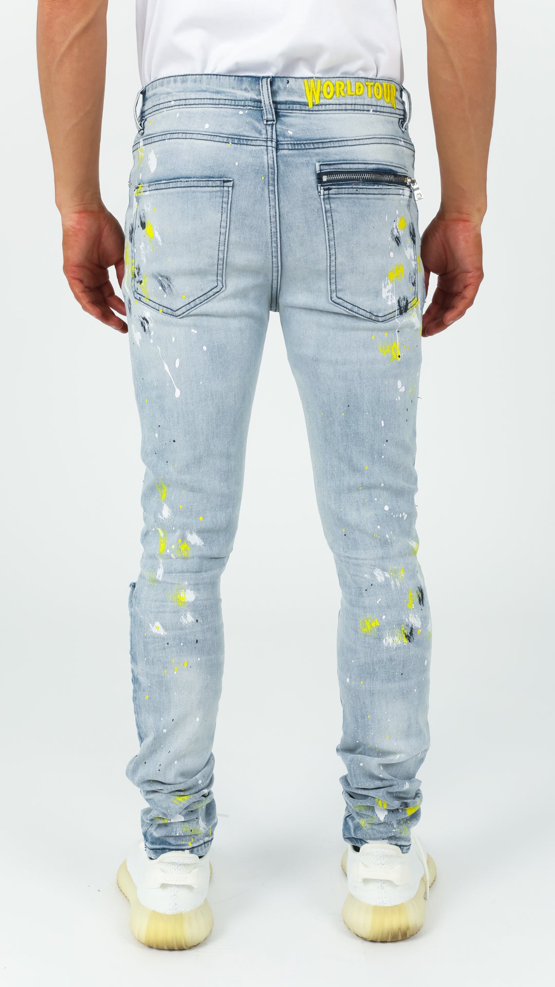 Ch-2 Yellow Spatter Denim Pant