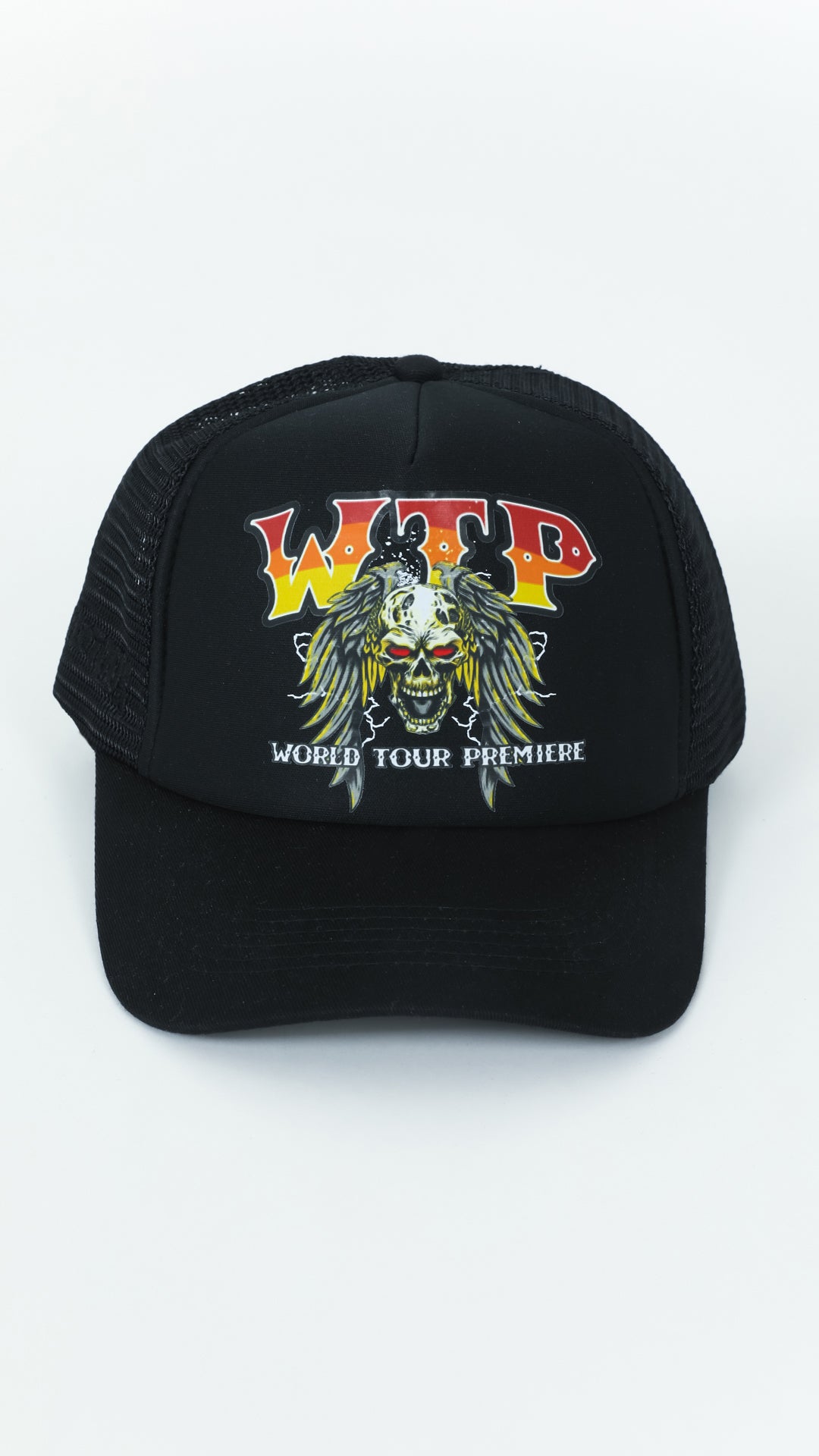 Black Underground Rock Trucker Hat