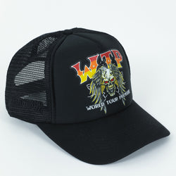 Black Underground Rock Trucker Hat