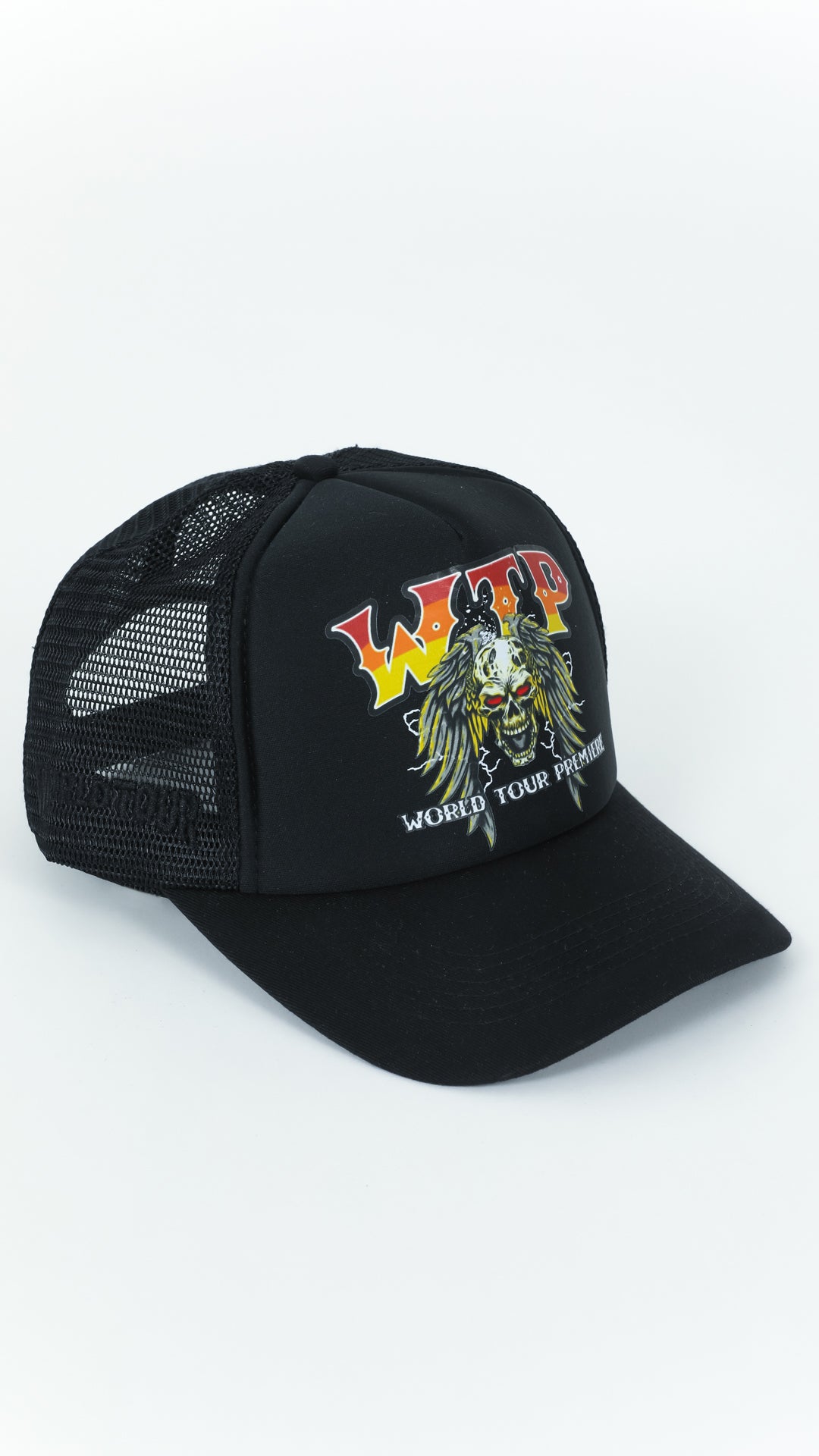 Black Underground Rock Trucker Hat