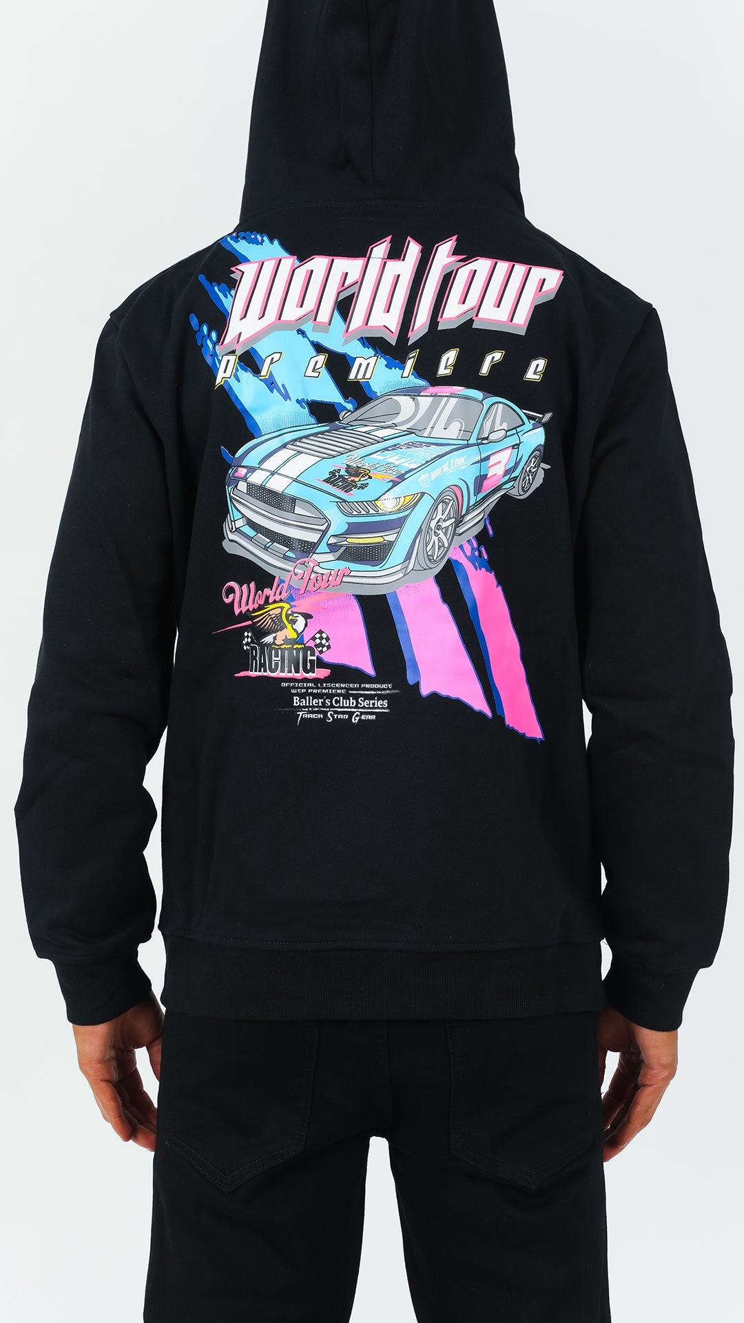Black WT Racing Hoodie – ShopWorldTour.com