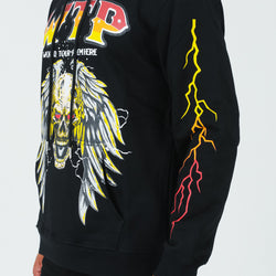 Black Underground Rock Hoodie