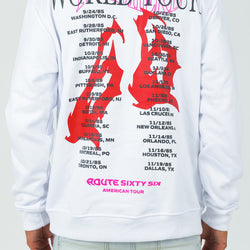 White Route 66 Hoodie