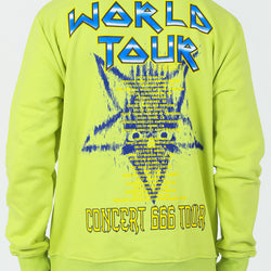 Neon Yellow Concert 666 Hoodie